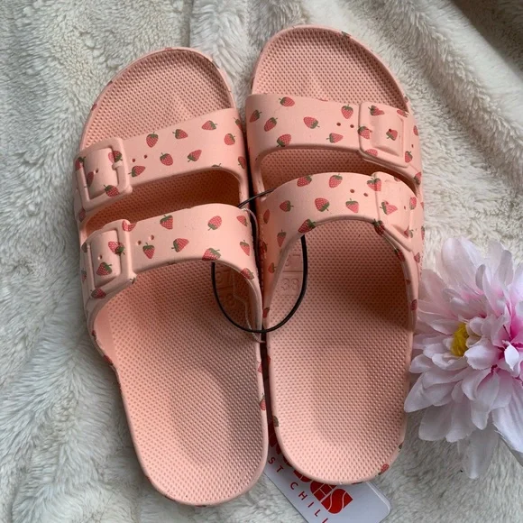 Freedom Moses Tuti Baby Strawberry Slide Sandals - Picture 11 of 14